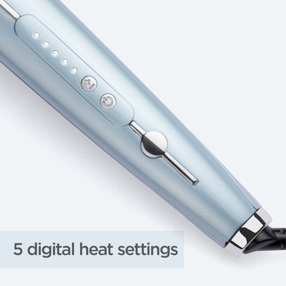 5 digital heat settings